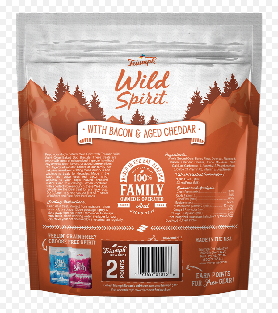 Wild Spirit With Bacon U0026 Aged Cheddar Small Batch Dog Png Biscuits