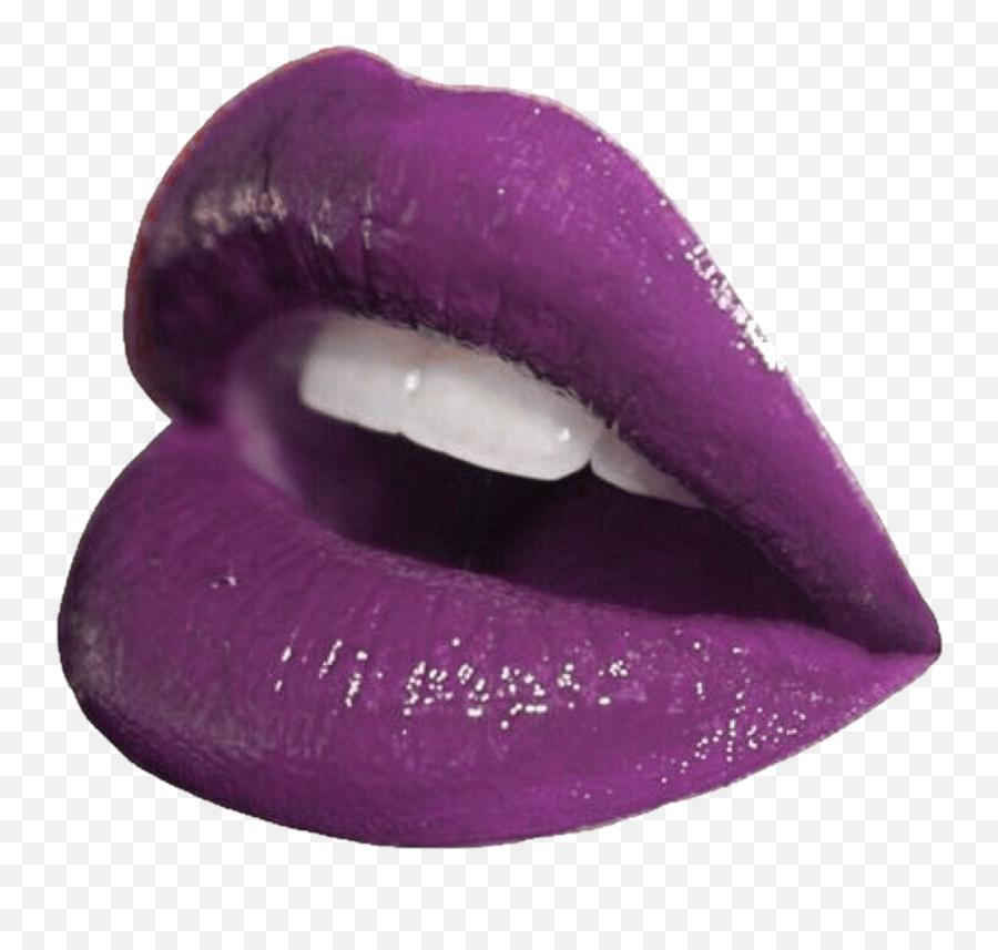 Purple Lips Png Uploaded - Red Lips Png Aesthetic,Lips Png