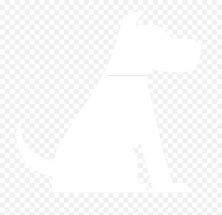 Download Hd White Dog Icon - White Dog Icon Transparent Dog Icon White Png,Dog Transparent Background
