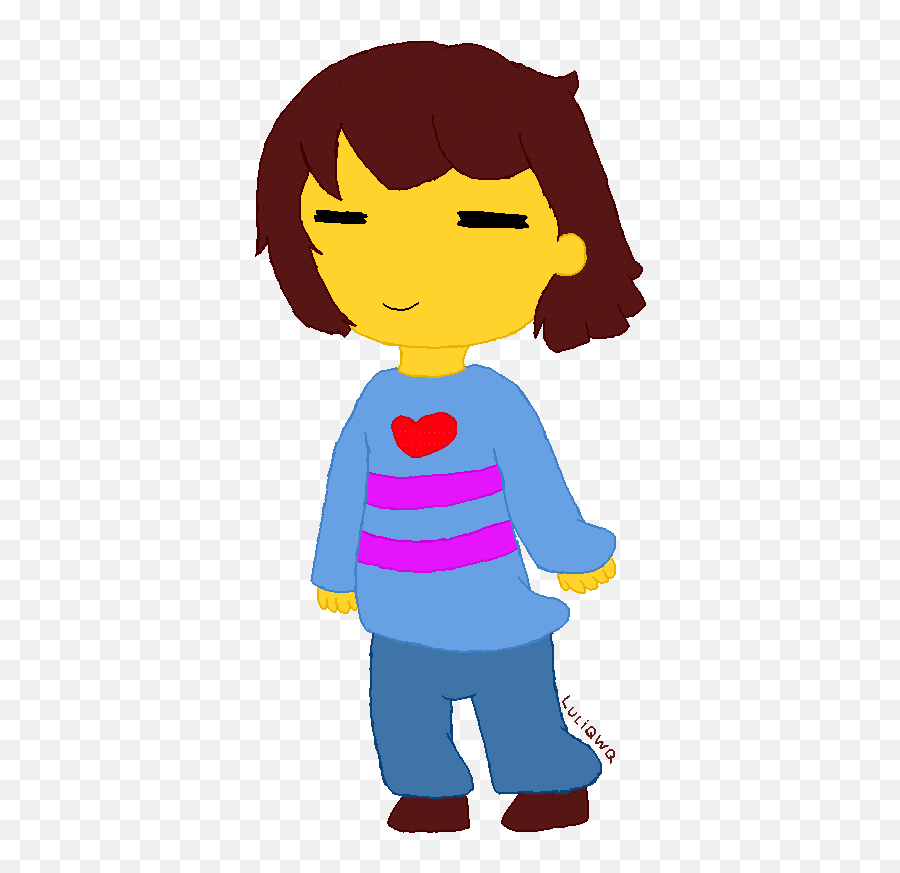 Frisk Sprite Animation Pictures To Pin - Cartoon Png,Frisk Png
