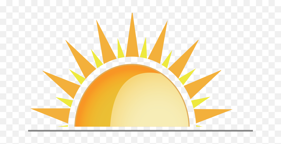 Half Sun Logo Png - Half Of A Sun,Sun Logo Png