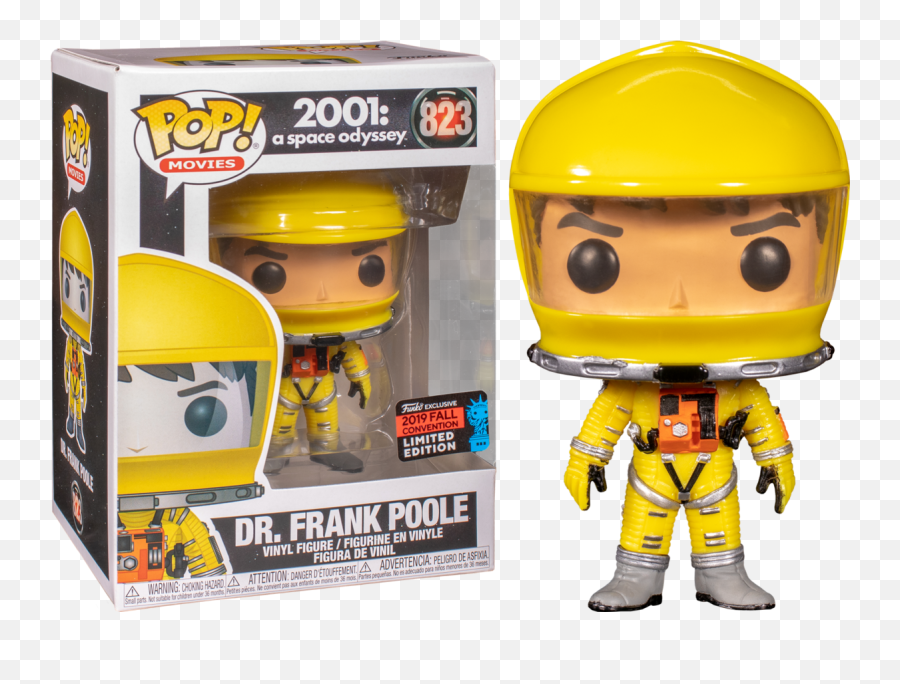 Funko Pop 2001 A Space Odyssey - Frank Poole In Space Suit 823 2019 Nycc Exclusive Funko 2001 Space Odyssey Png,Space Suit Png