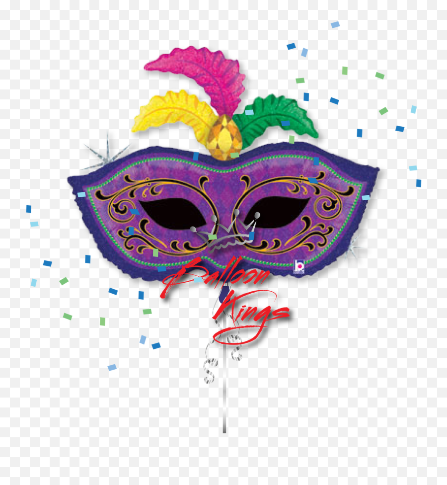 Mardi Gras Feather Mask - Masks Mardi Gras Png,Mardi Gras Mask Png