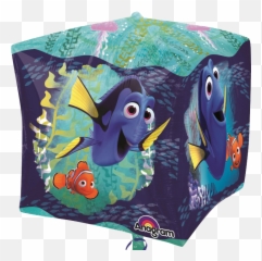 Finding Dory Cube Balloon - Nemo And Dory Round Full Size Dory And Nemo Png,Dory Png
