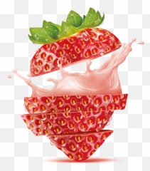 Soy Juice Mixed With Fruits Packaging - Strawberry Splash Milk Png