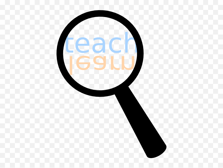 Magnifier Teach Learn Clip Art - Vector Clip Teach And Learn Clipart Png,Teach Png