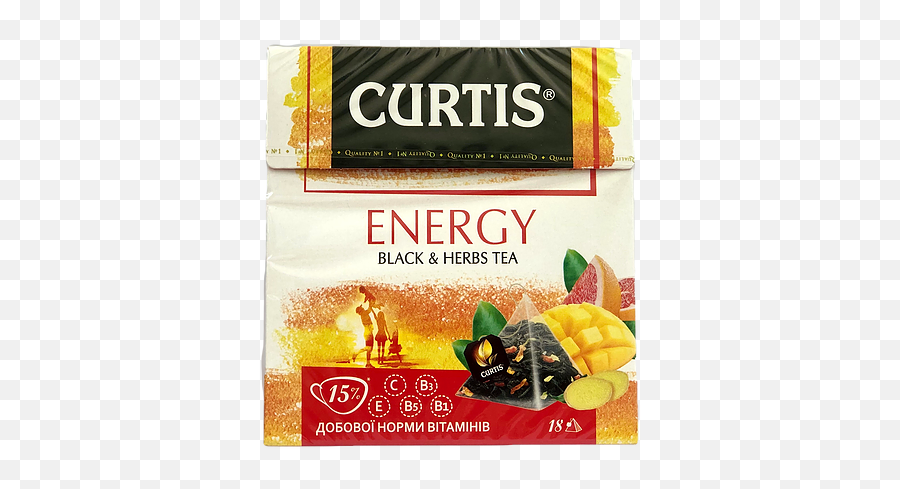 Curtis Energy Black U0026 Herbs Tea 18 Pyramids Nezool - Curtis Tea Png,Pyramids Png