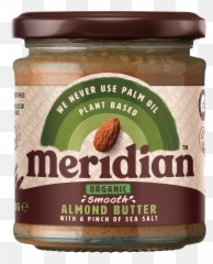 Meridian Organic Smooth Almond Butter - Almond Png,Almond Transparent
