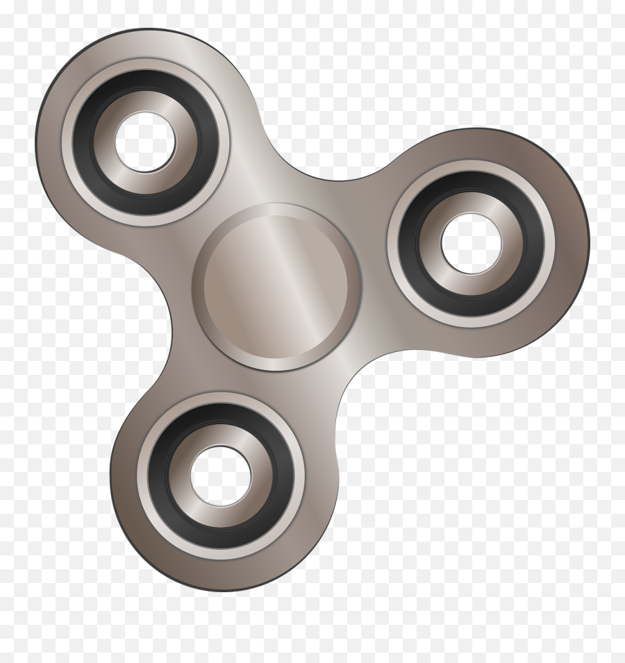 Fidget Spinner Grey Stress - Free Image On Pixabay Transparent Background Fidget Spinner Png Transparent,Spinner Png