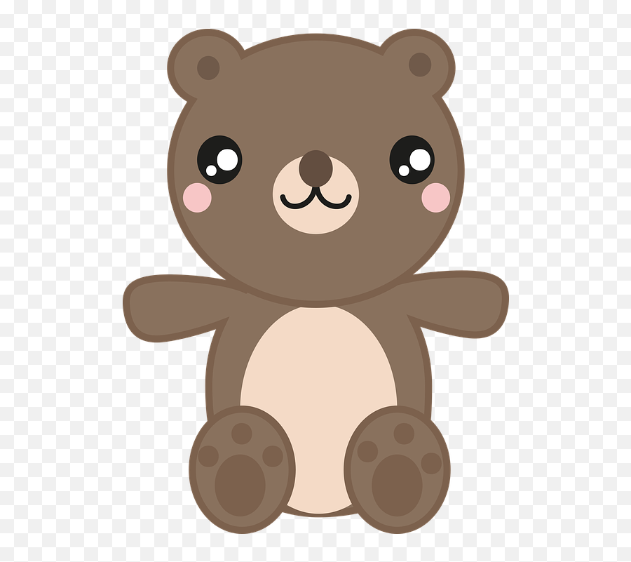 Bear Cute Teddy - Free Vector Graphic On Pixabay Animales Del Bosque Png,Mountain Drawing Png