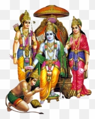Download Transparent God Rama Png Image Freeuse Library - Ram Laxman Sita Png,God Transparent
