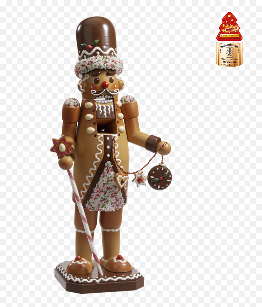 Holzknackl Gingerbread Man Sweet Guy - Gingerbread Man Png,Nutcracker Png