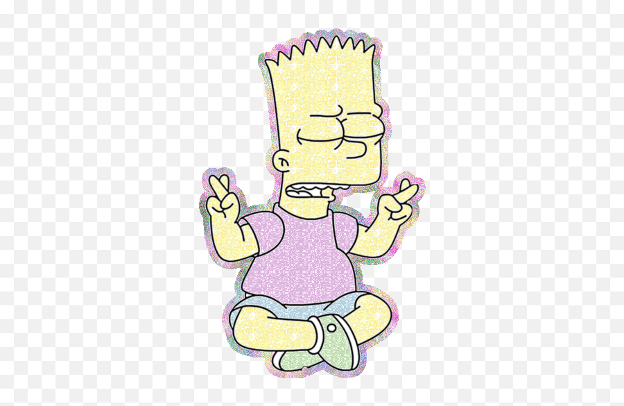 Transparent Bart Simpson Glitter Gif Wifflegif - Transparent Bart Simpson Gif Png,Transparent Pictures