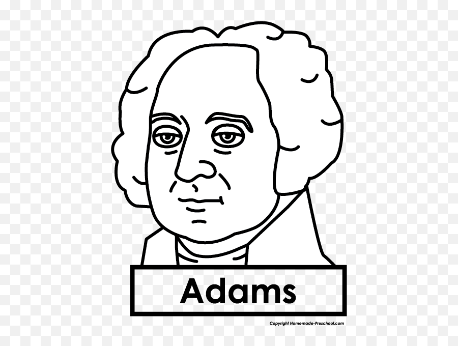 Adam Cole - John Quincy Adams Cartoon Drawing Png Download John Adams Drawing Easy,Adam Cole Png