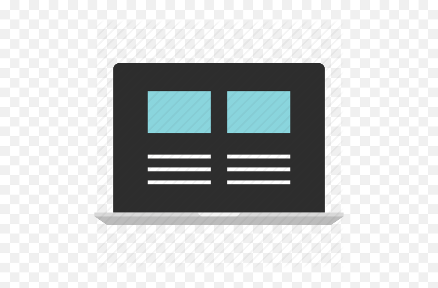 Website Mockup Laptop Wireframe Online Icon - Horizontal Png,Laptop Mockup Png