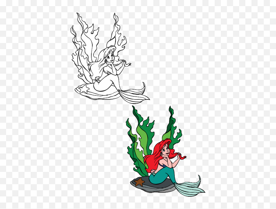 The Little Mermaid U2013 Ariel Logo Download - Logo Icon Little Mermaid Ariel Stickers Png,Little Mermaid Png