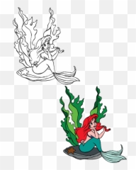 The Little Mermaid U2013 Ariel Logo Download - icon Little Mermaid Stickers png