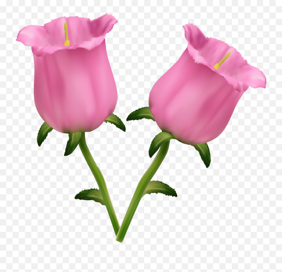 Free Pink Flower Clip Art Floral Peach Clipart - Png Flower Bell Clipart Png,Pink Flower Png