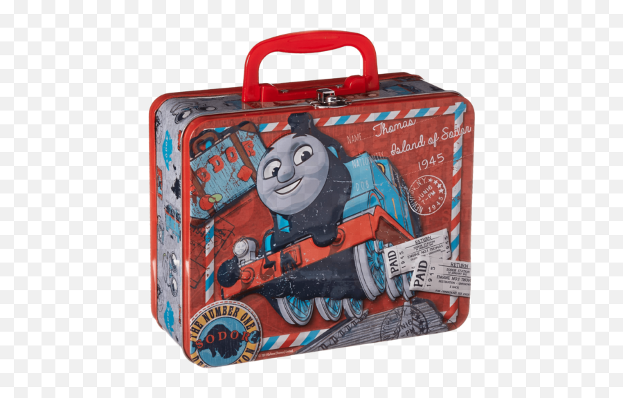 Tin Lunch Box With 24 Piece Puzzle - Thomas The Train Lunch Box Png,Thomas The Train Png