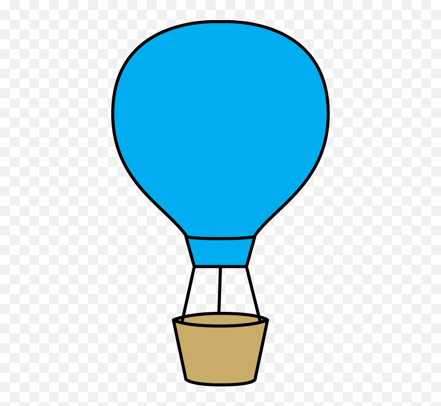 Hot Air Balloon Clipart Blue - Red Hot Air Balloon Clipart Png,Hot Air Balloon Transparent