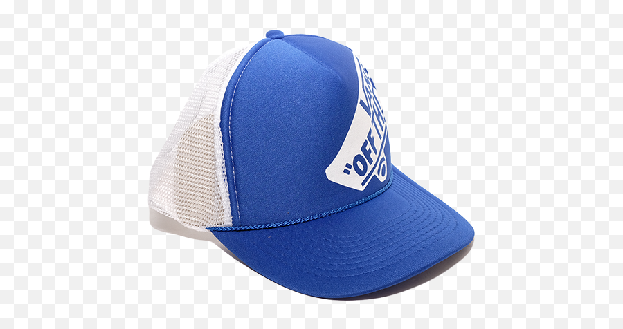 Wall Side Print Logo Hat In Royal Blue - For Baseball Png,Vans Off The Wall Logo