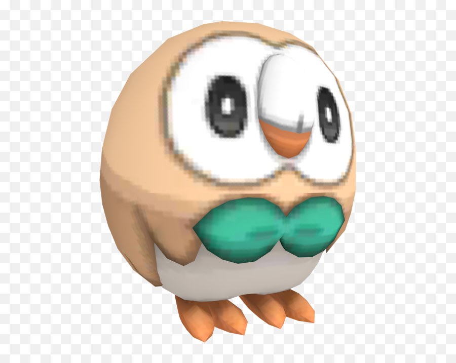 3ds - Rowlet Model Sun And Moonn Png,Rowlet Png