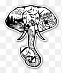 Roll Tide - Stickerapp Elefant Png,Roll Tide Png