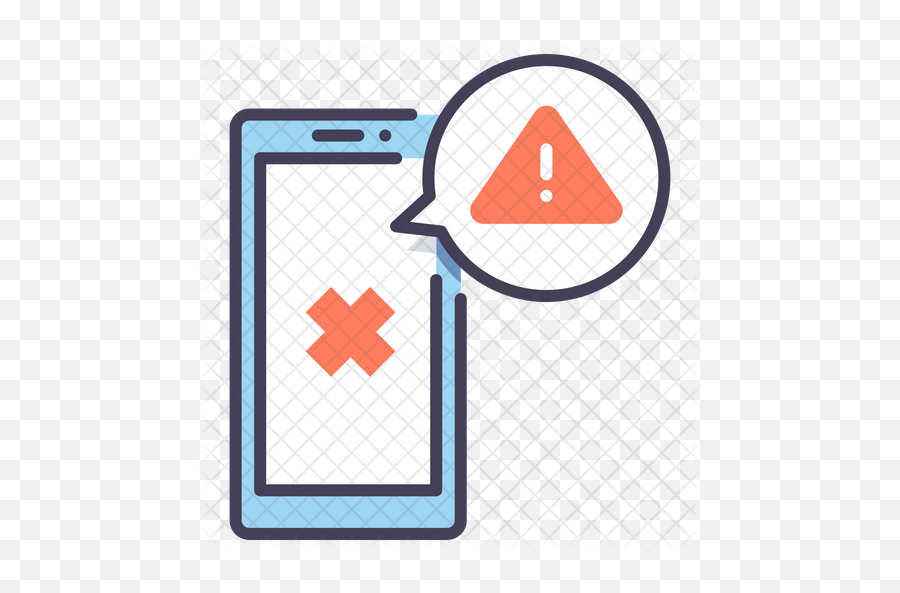 Smartphone Error Alert Icon - Vertical Png,Error Png
