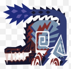 Ebony Odogaron - Monster Hunter World Icon png