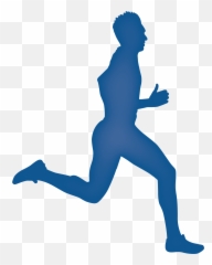 Download Legs Clipart Running Man - Silhouettes PNG Runner Png