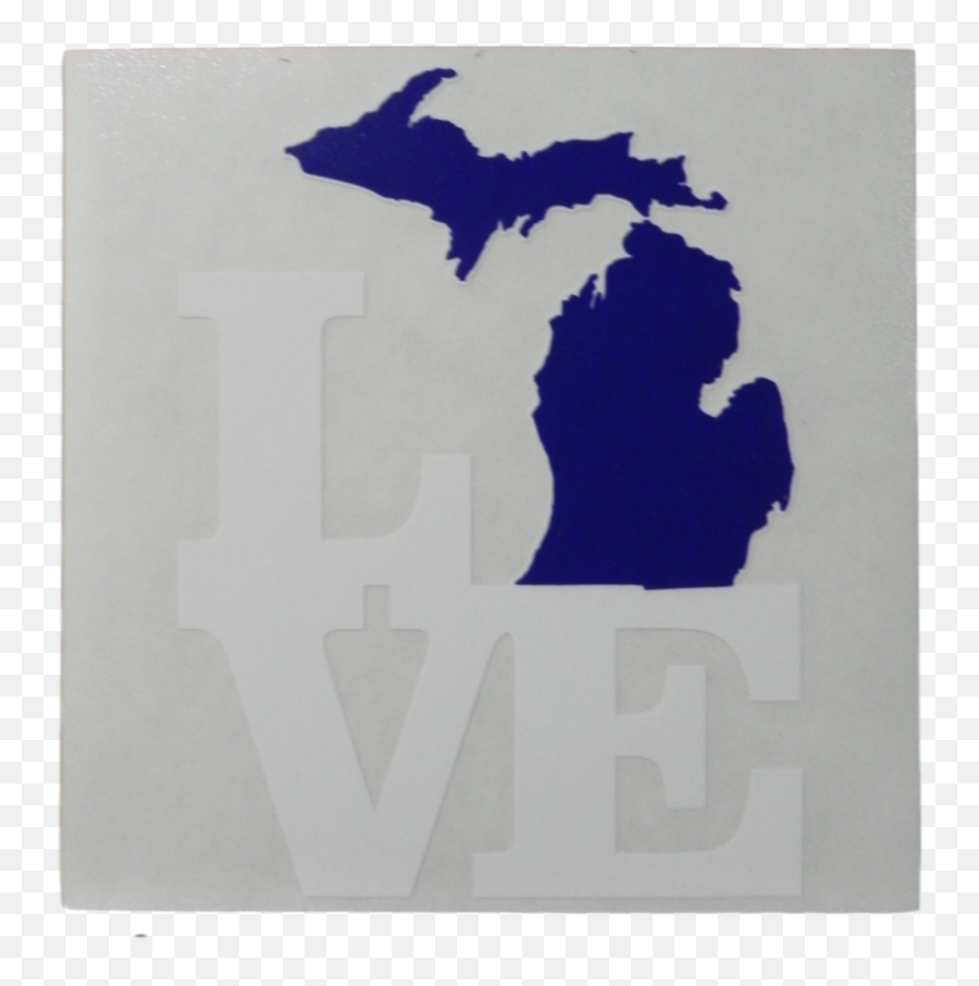 Decals U0026 Stickers U2013 Heart Of Michigan - Detroit Tigers Logo Michigan Png,Michigan Outline Transparent