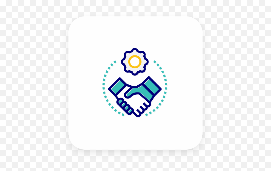 Treatment Business Shake Hands Contract Free Icon Of It - Blue Circle Label Png,Contract Icon