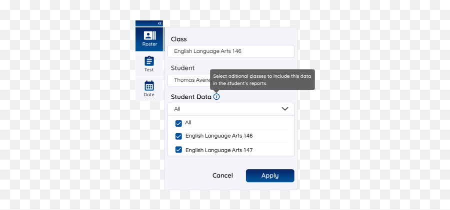 Select Data To Include In Reports - Technology Applications Png,Apply Filter Icon