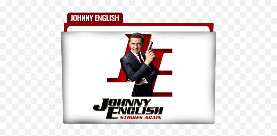 Johnny English Strikes Again Folder - Johnny English Strikes Again 2018 Poster Png,English Icon Png