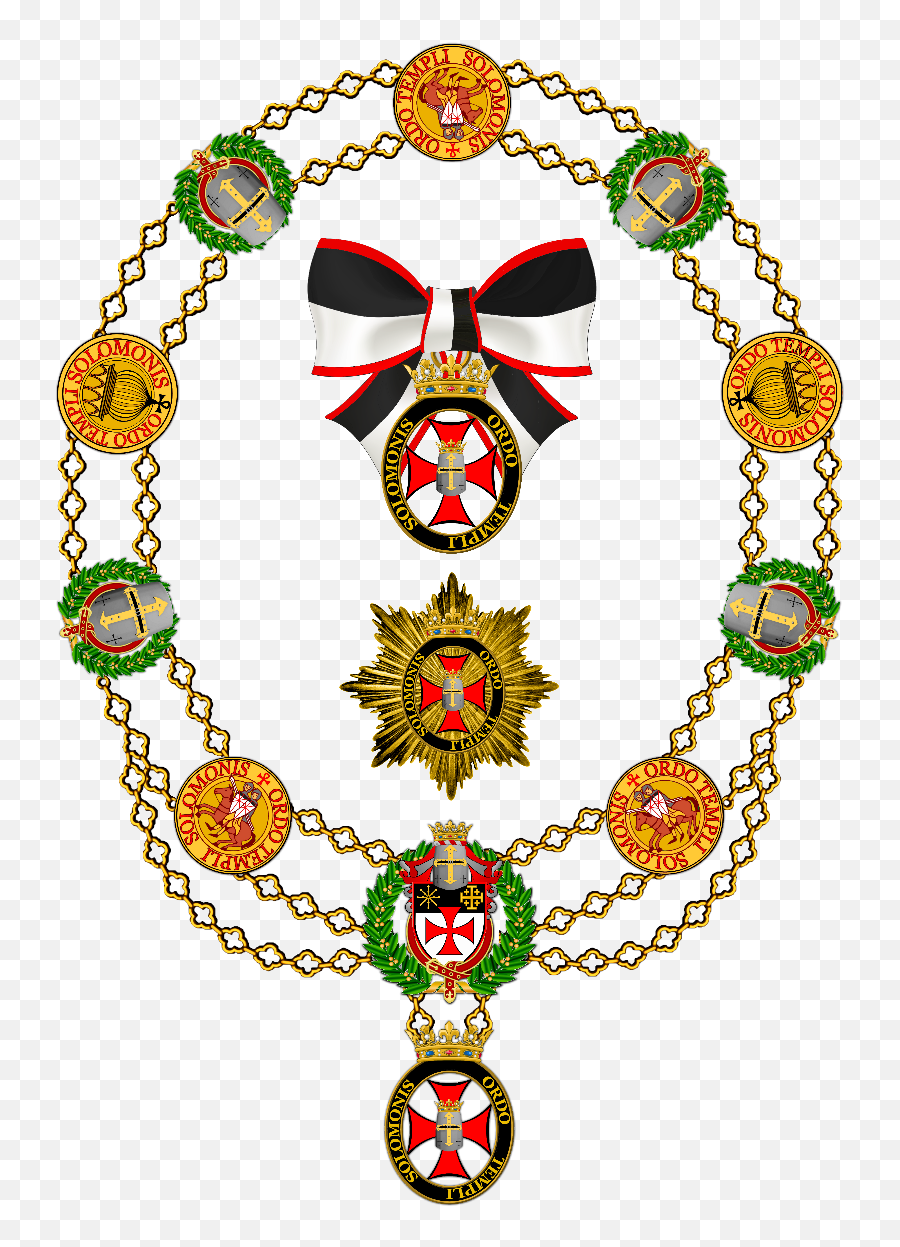 Official Regalia Of The Modern Knights Templar Order - Order Of Knights Collars Png,Templar Icon