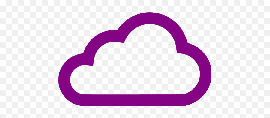 Purple Clouds Icon - Free Purple Weather Icons Purple Cloud Icon Png,Cloud Icon Free