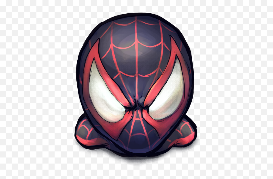 Miles Morales Icon Png Clipart Image Iconbugcom - Spiderman,Spiderman Face Png