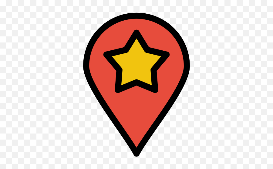 Favorite Location Place Map Free - Transparent Travel Pin Png,Orange Location Icon