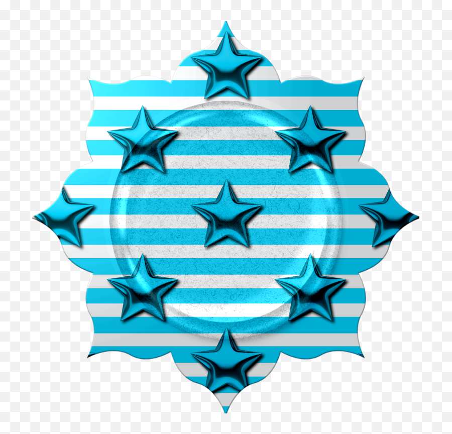 Monica Michielin Alphabets Blue Stripes Stars Alphabet - Decorative Png,Blue Star Icon