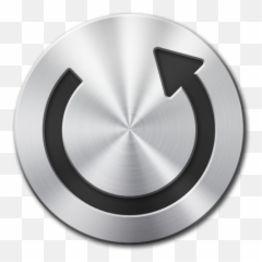 Maybe Ayn Rand Was Right We Need To Start Over - Refresh Metalic Icon Png