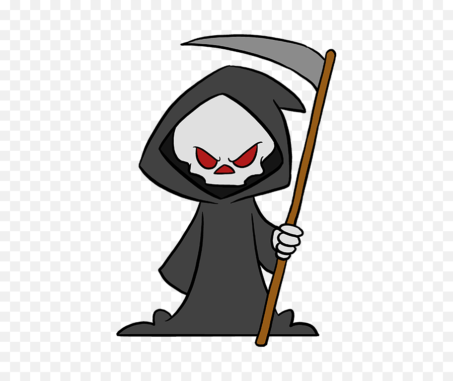 Download How To Draw Grim Reaper - Easy Cool Drawings Grim Reaper Png,Grim Reaper Png