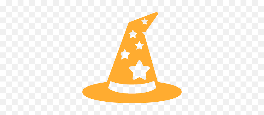 Wizard Hat Small Website - Wizard Hat Transparent Orange Png,Wizard Hat Png