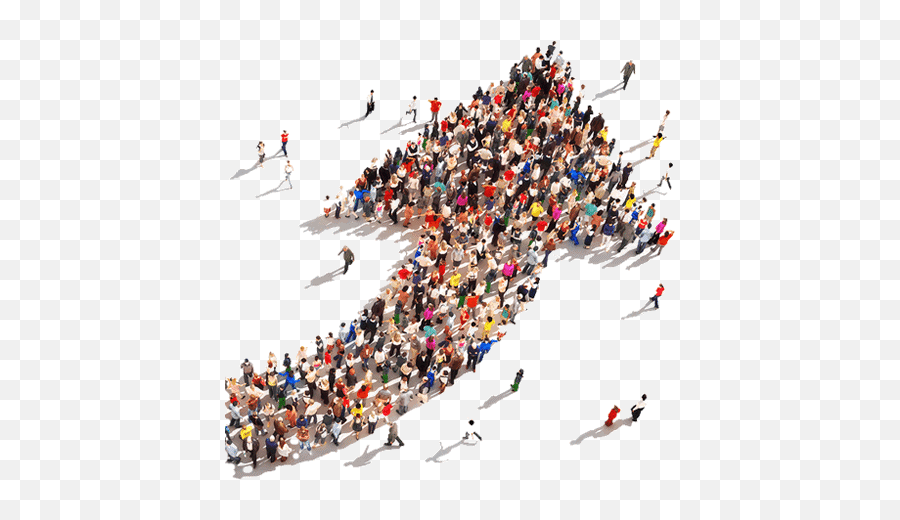People Arrow Transparent Png - Stickpng People Arrow Png,Crowd Of People Png