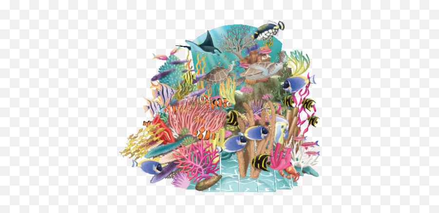 P3din - The Coral Reef Graphic Design Png,Coral Png
