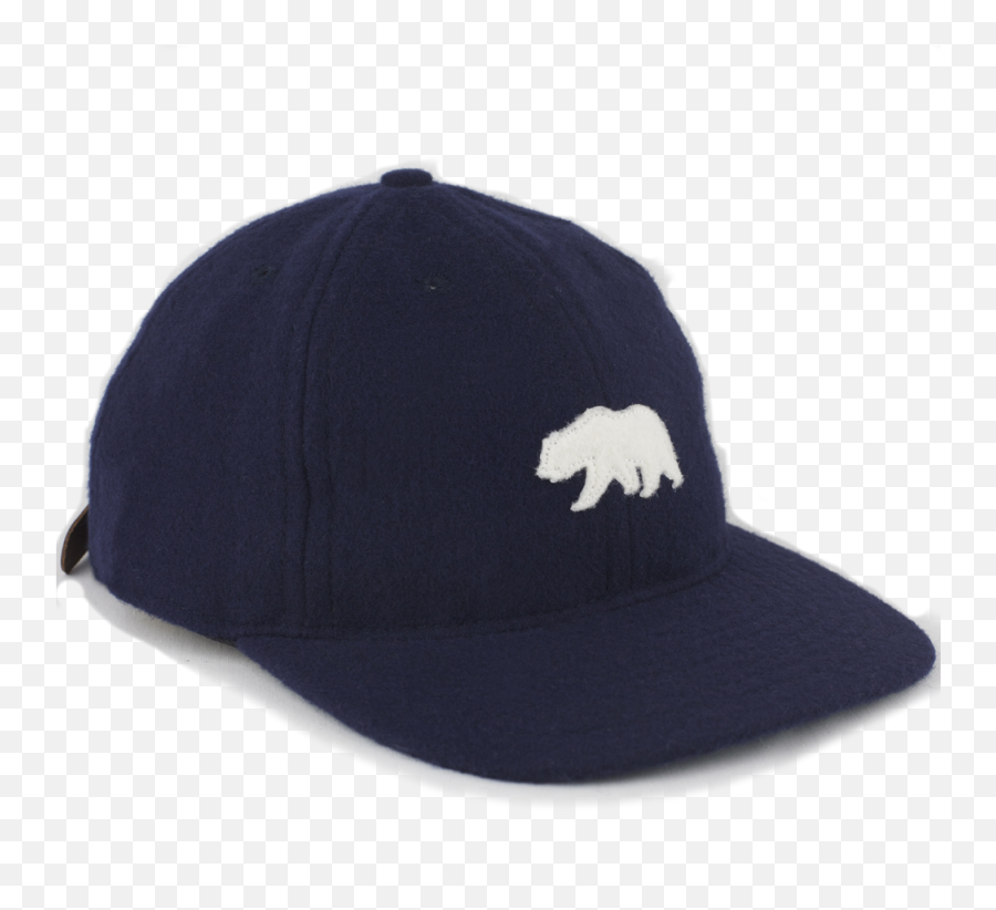 Taylor Stitch X Ebbetu0027s California Bear Cap Navy White - Baseball Cap Png,California Bear Png