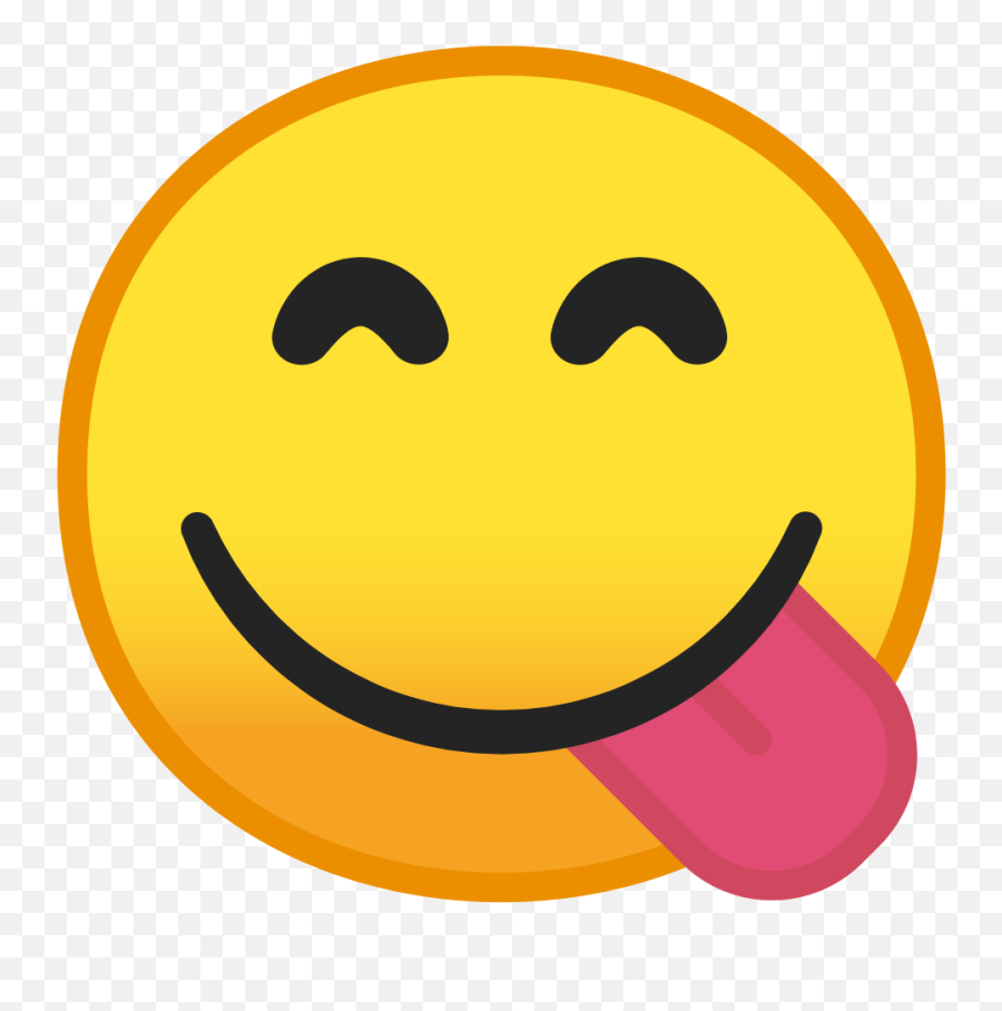 Face Savoring Food Icon Noto Emoji Smileys Iconset Google - Face Savoring Food Emoji Png,Smiley Png