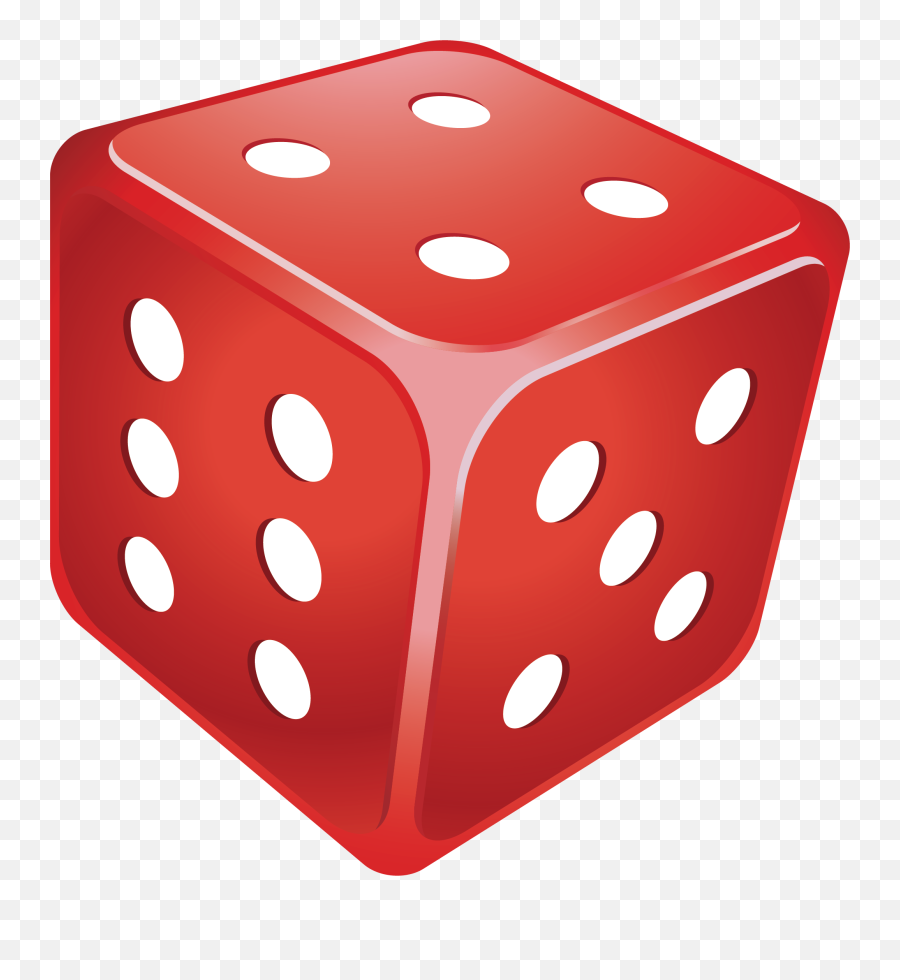 Png Background - 1 Dice Png Vector,Dice Transparent Background