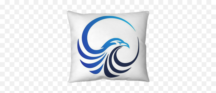 Throw Pillow Hawk Logoeagle Symbolbird Iconmedia Modern - Logo Png,Icon Pillows