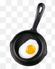 Png Background - Egg In A Frying Pan