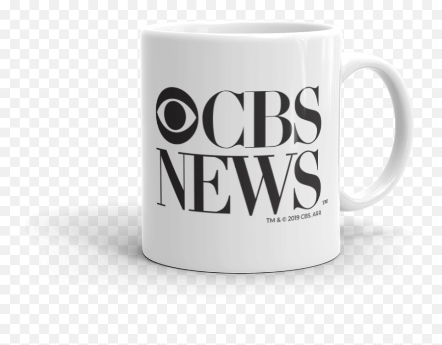 Cbs News Vintage Logo White Mug - Get Well Soon Appendix Png,Criminal Minds Logos